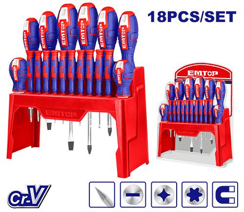 18 Pcs screwdriver and precision screwdriver set