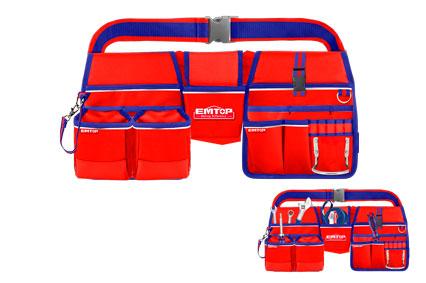 EMTOP 11 Pocket Tool Belt with Hammer Holder ETBG48024