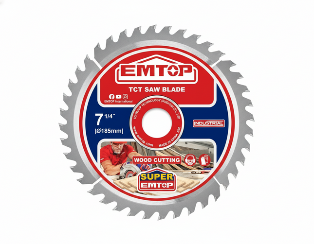 EMTOP 185mm TCT Saw Blade 40T