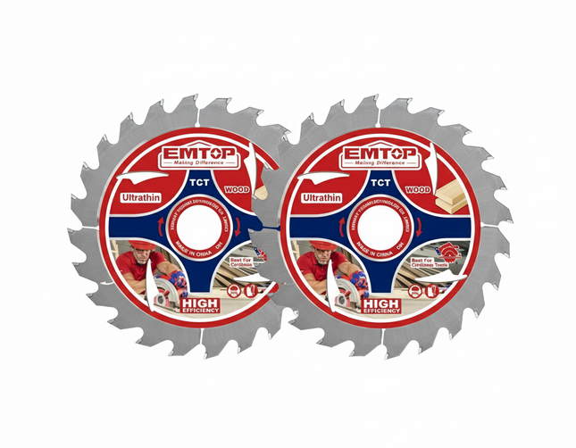 EMTOP 185mm 24T Ultra-thin TCT Saw Blade Set