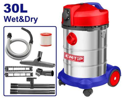 EMTOP 30L Wet & Dry Vacuum Cleaner