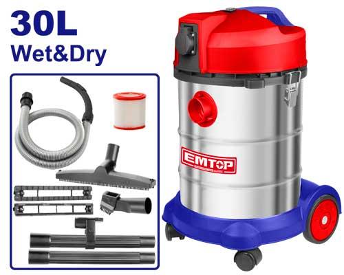 EMTOP 30L Wet & Dry Vacuum Cleaner