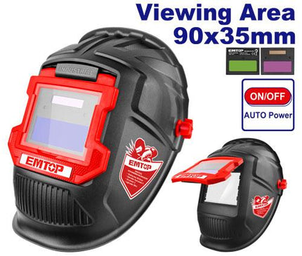 EMTOP Auto Darkening Welding Helmet