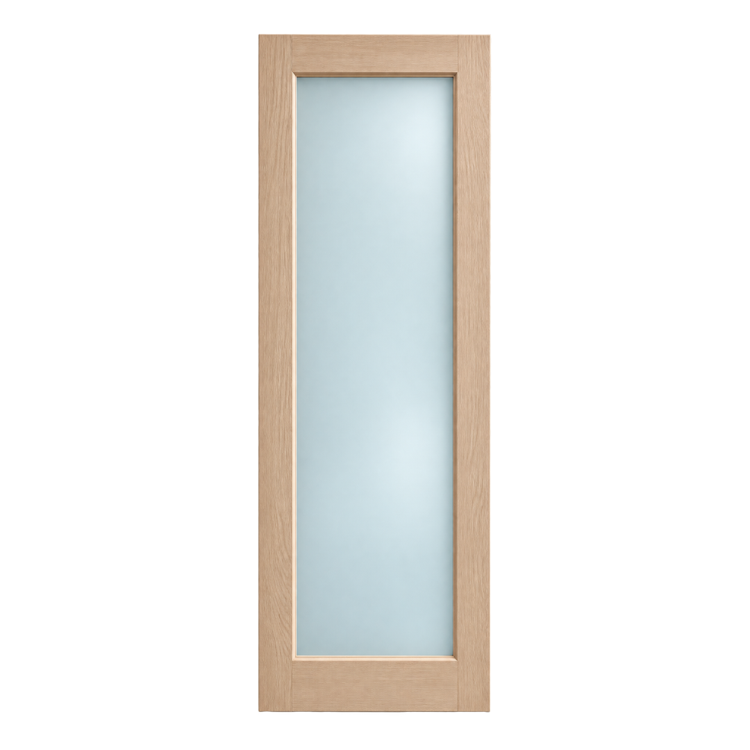 F1LF Meranti Full Clear External Door 2040x720x40mm