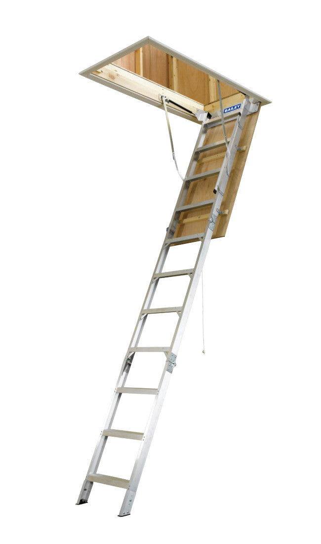 Bailey 3.0m Aluminium Attic Ladder 2.34-3.1M 170kg Domestic FS13560