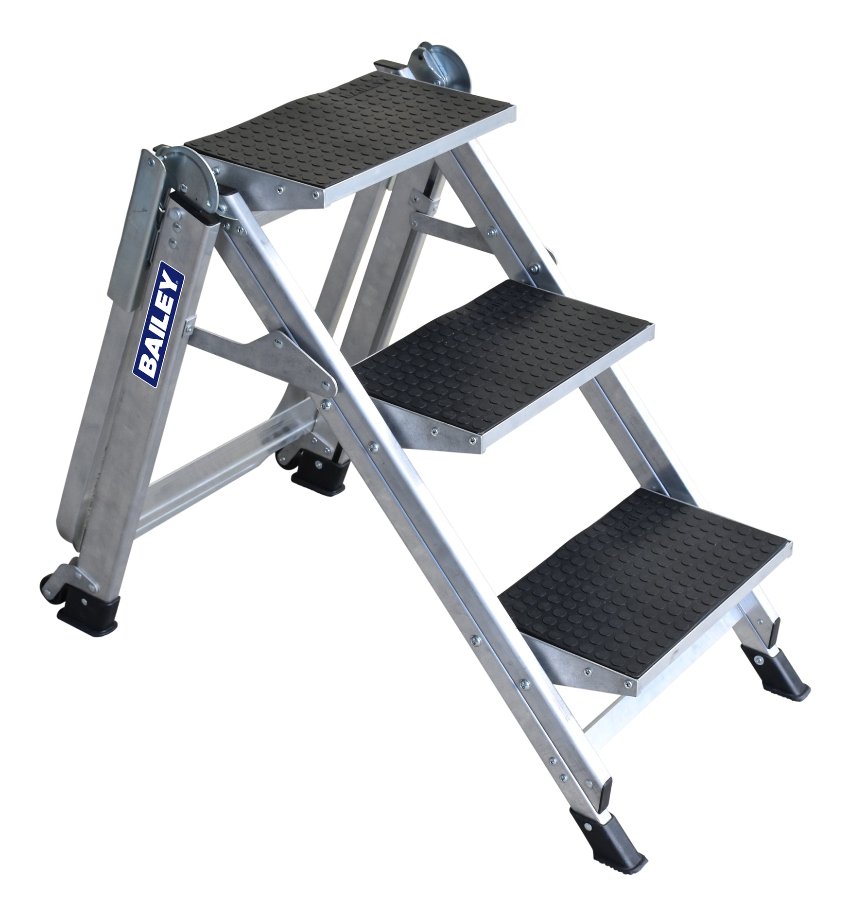 Bailey 0.67m Stairway Ladder 3 Step with Safety Rail FS13751