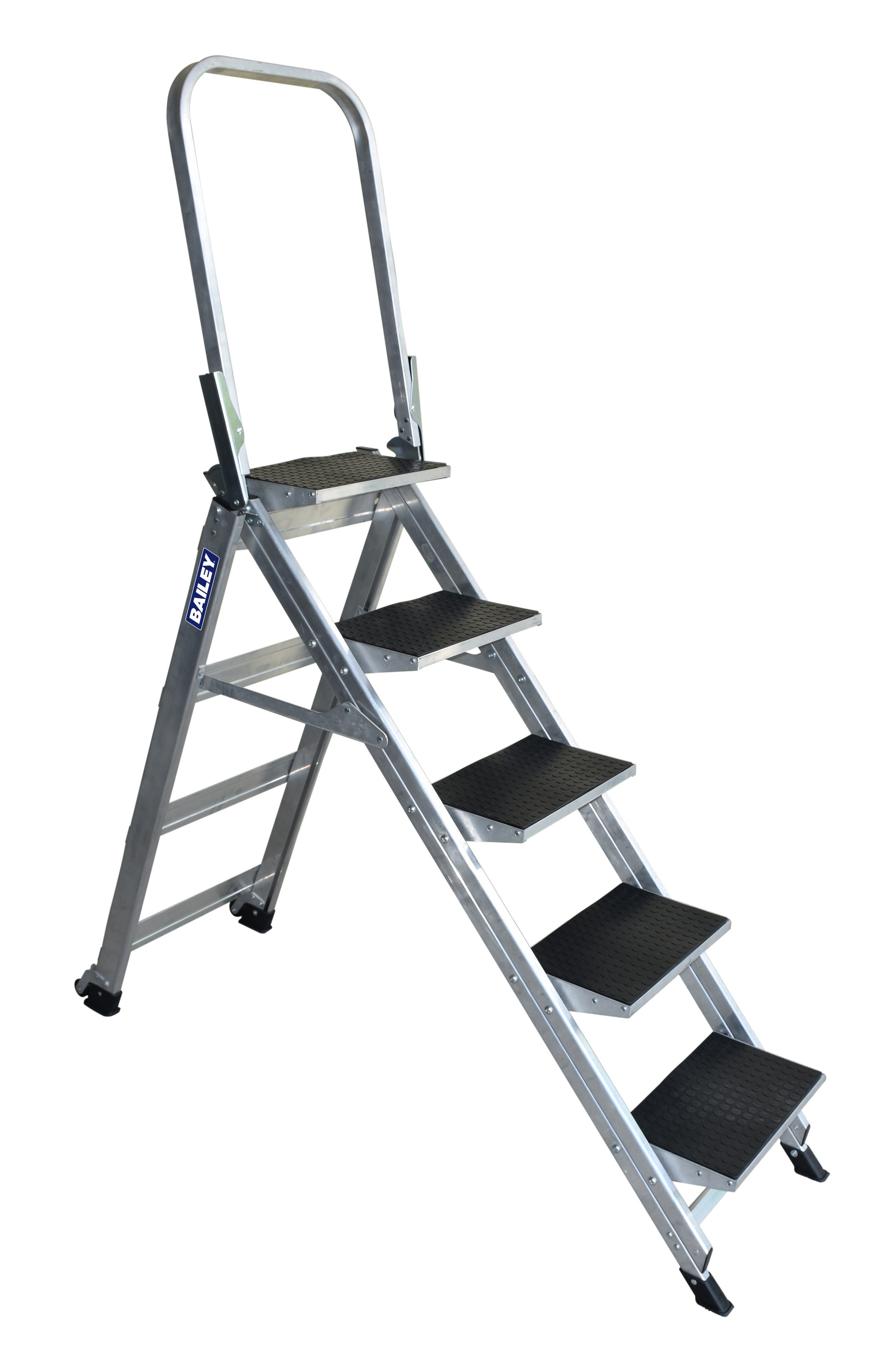 Bailey 1.11m Stairway Ladder 5 Step with Safety Rail FS13753