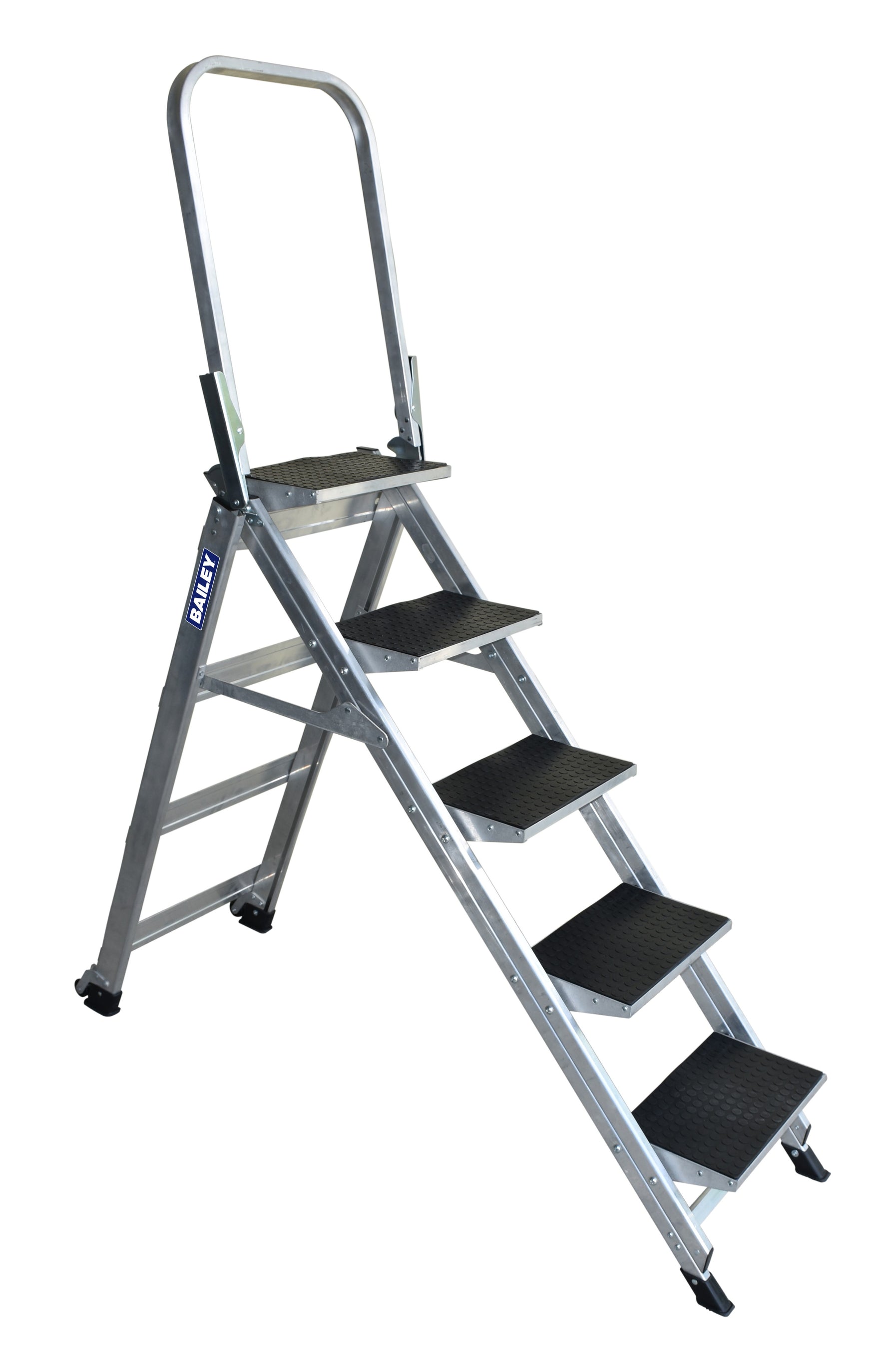 Bailey 1.11m Stairway Ladder 5 Step with Safety Rail FS13753