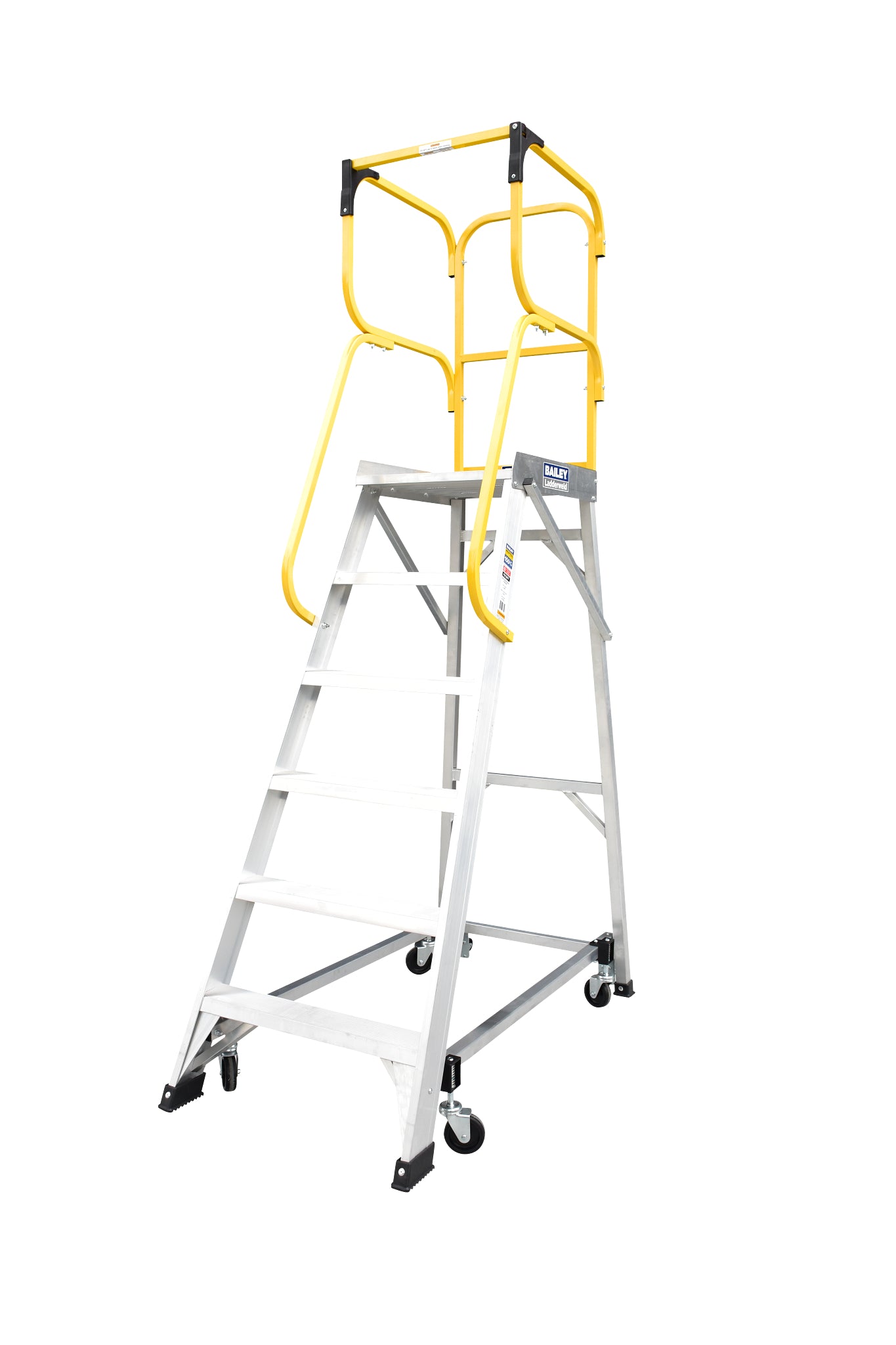 Bailey Aluminium Order Picking Platform 6 MK3 150 kg Ind Ladderweld® FS13877