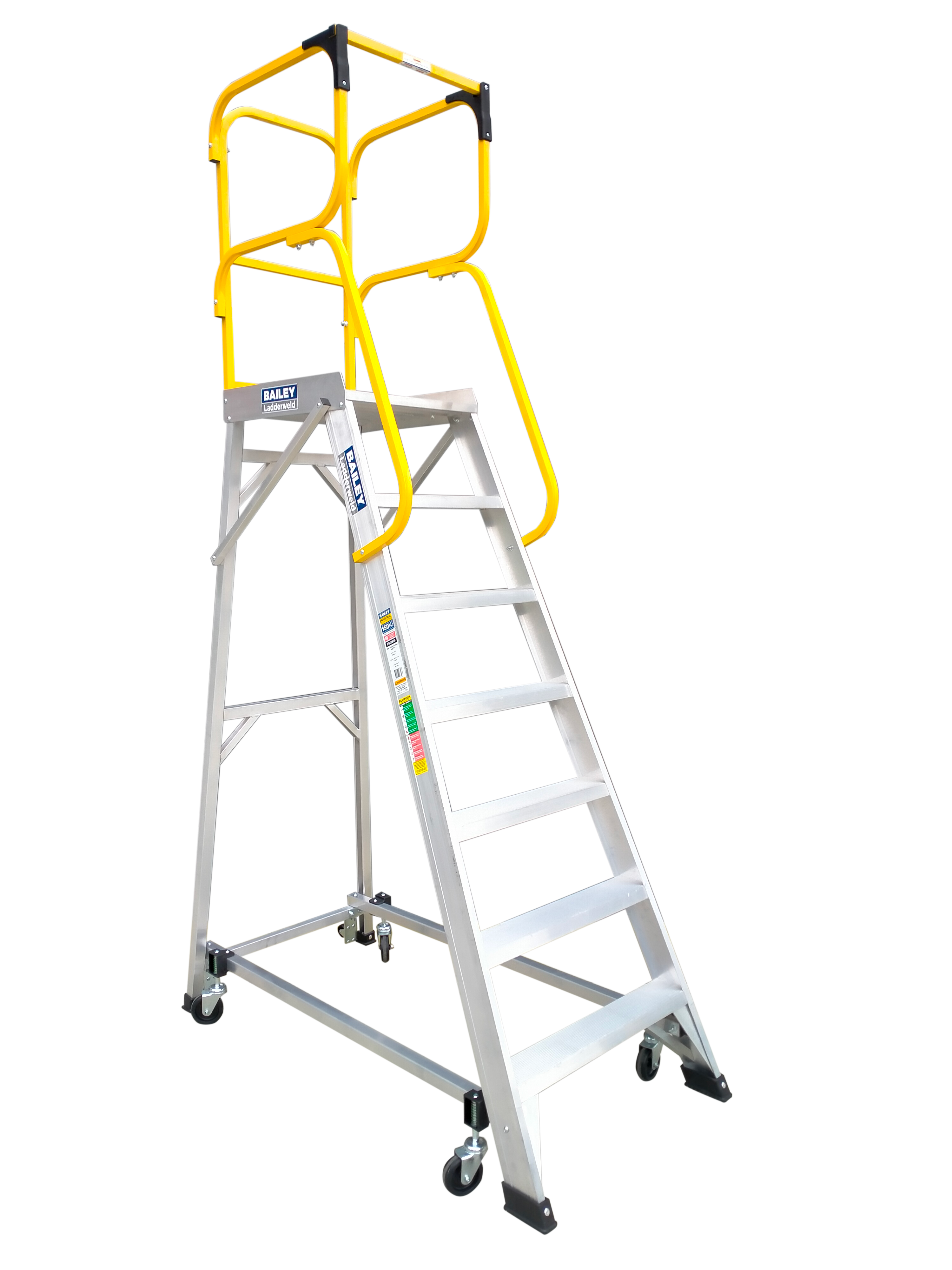 Bailey Aluminium Order Picking Platform 7 MK3 150 kg Ind Ladderweld® FS13878