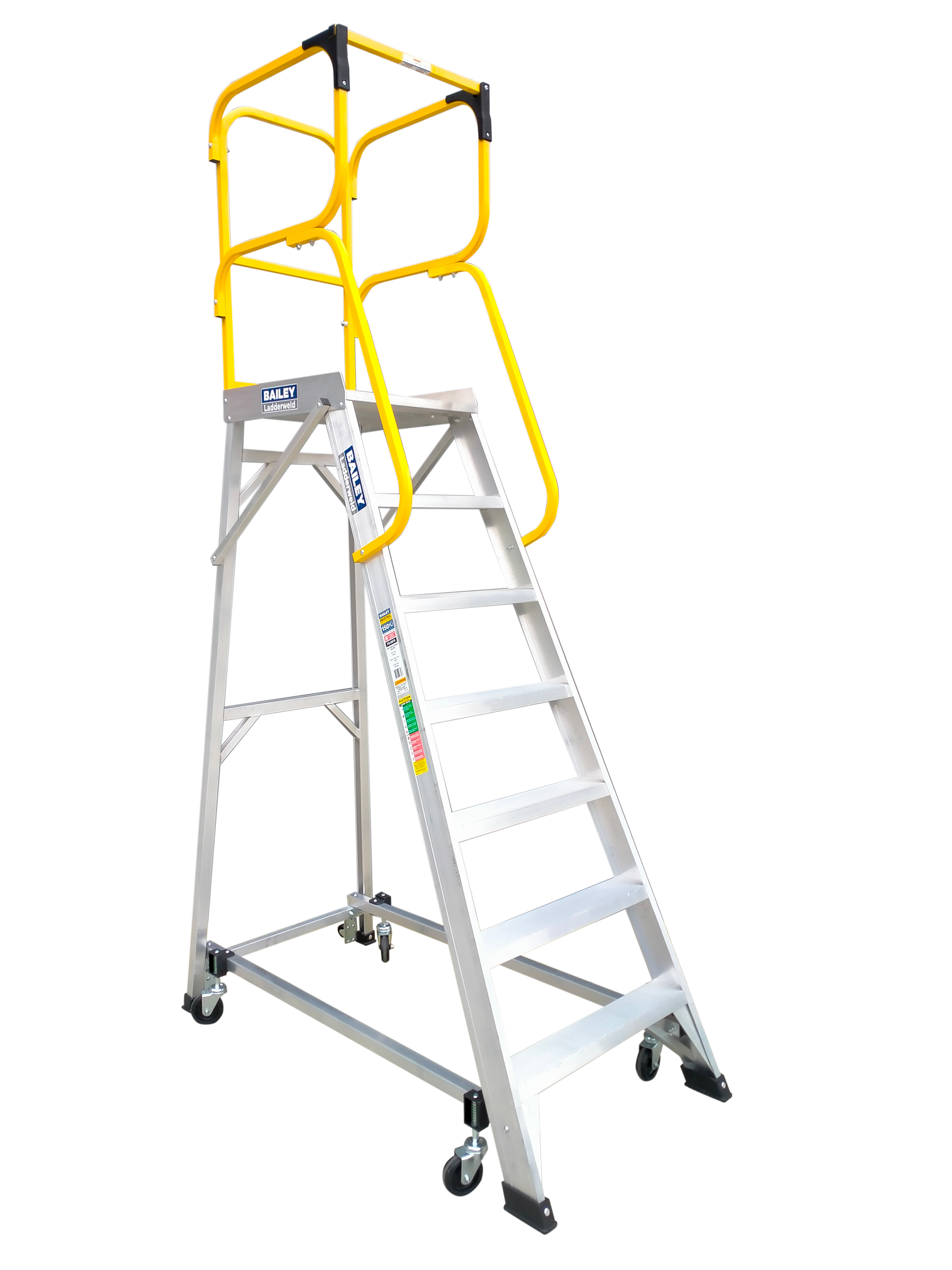 Bailey Aluminium Order Picking Platform 7 MK3 150 kg Ind Ladderweld® FS13878