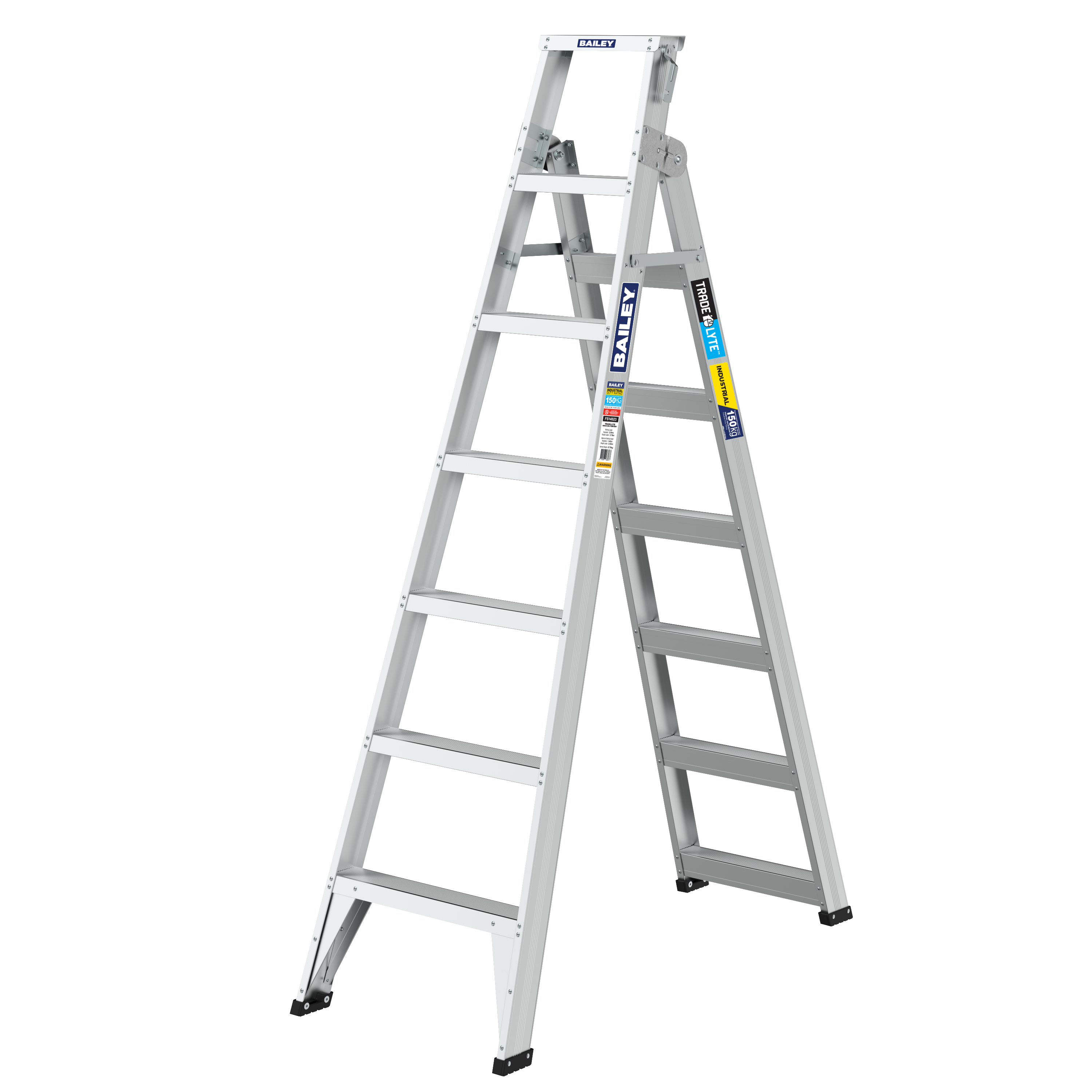 Bailey 2.1m Trade Lyte Dual Purpose 7 Step Stepladder 2.1M 150Kg FS14023
