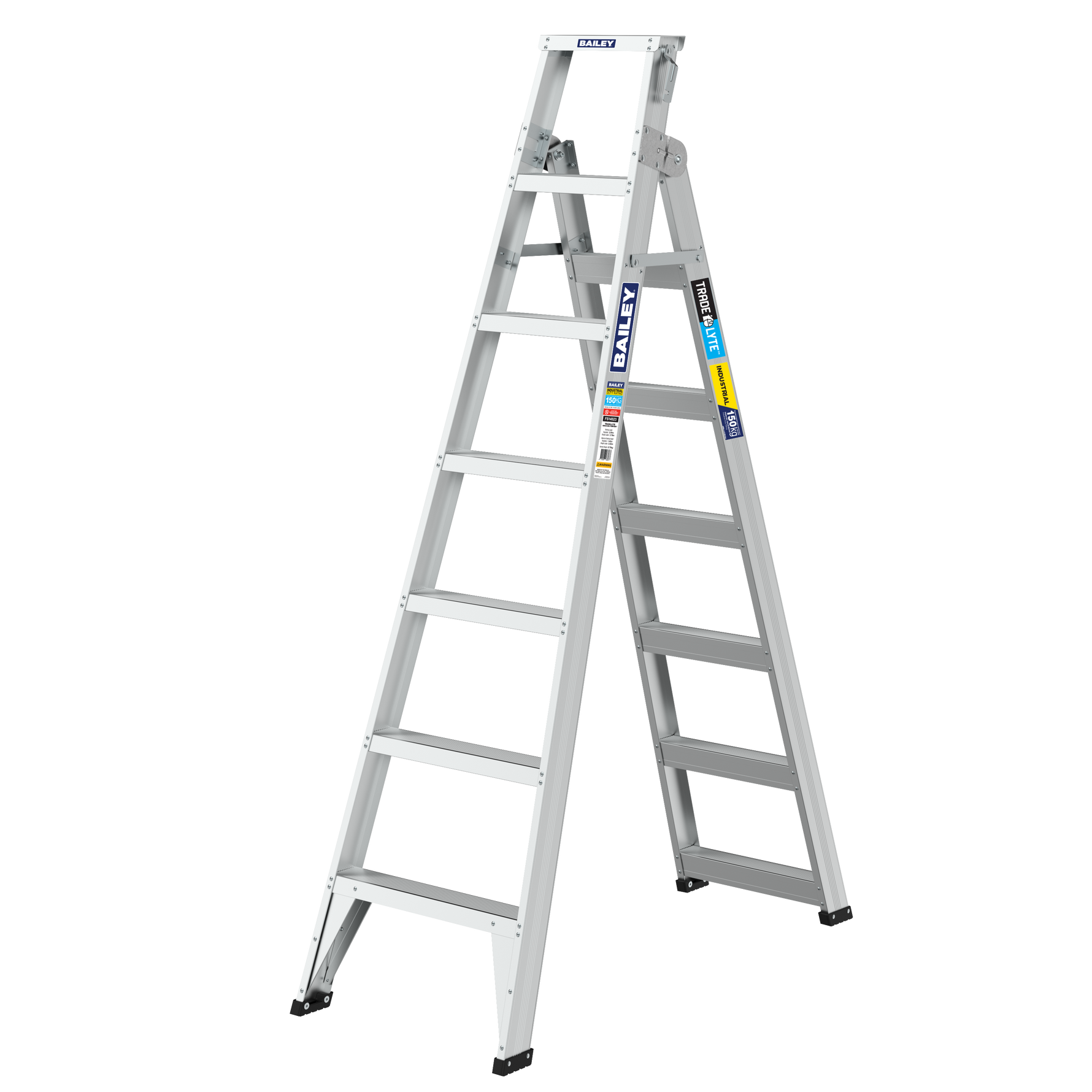 Bailey 2.1m Trade Lyte Dual Purpose 7 Step Stepladder 2.1M 150Kg FS14023