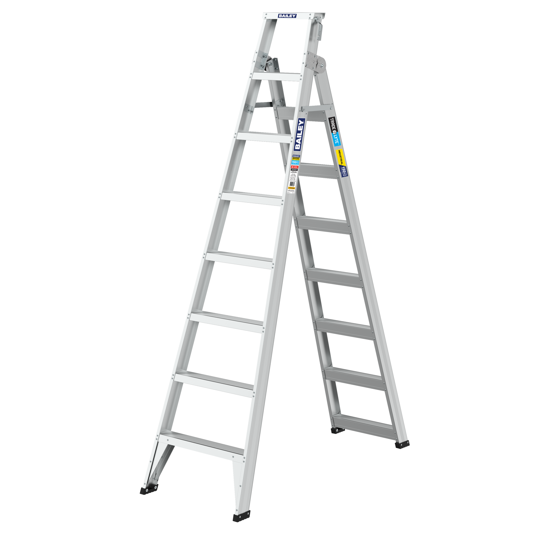 Bailey 2.4m Trade Lyte Dual Purpose 8 Step Stepladder 2.4M 150Kg FS14024