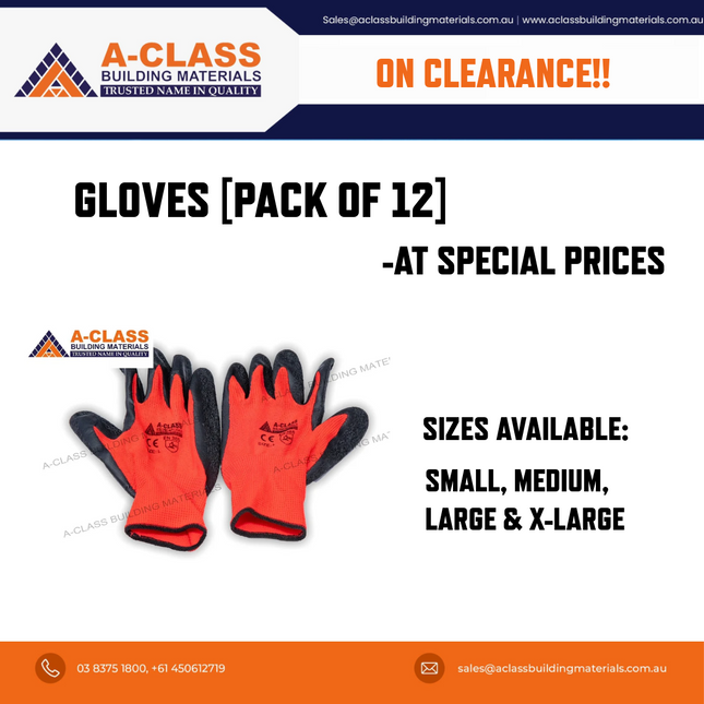 GLOVES PACK OF 12