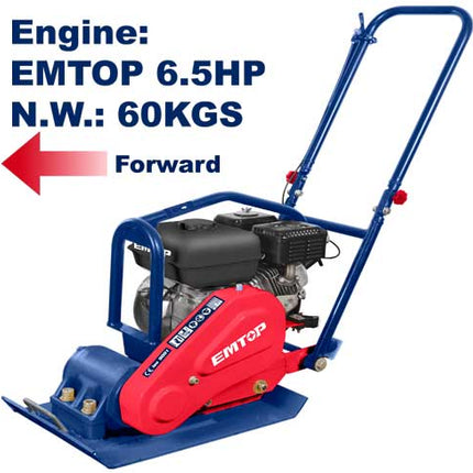 EMTOP 6.5HP 60 kg Plate Compactor