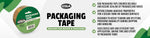 GSA Packing Tape Brown 48mm x 50m (Label) 82075BR