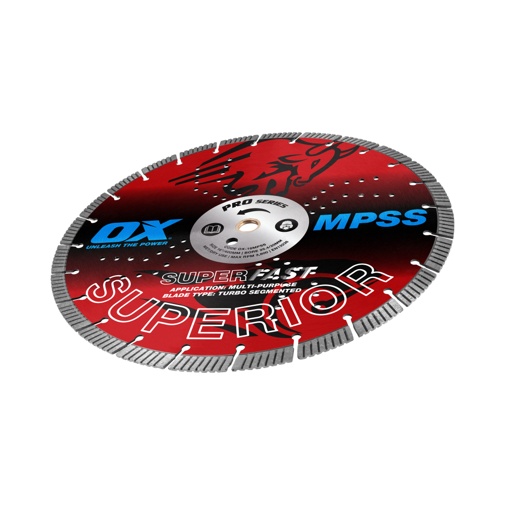 Ox Pro Mps 9" Turbo Diamond Blade