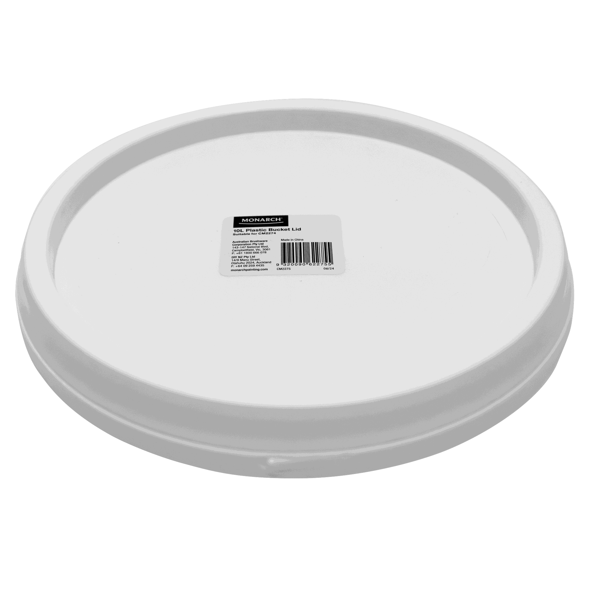 Monarch 10L Plastic Bucket Lid