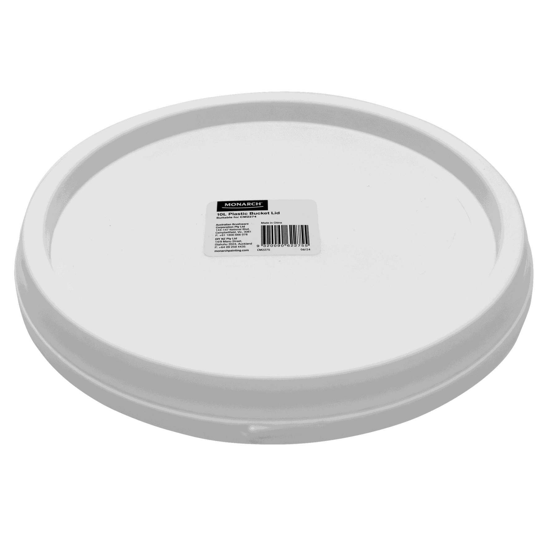 Monarch 10L Plastic Bucket Lid