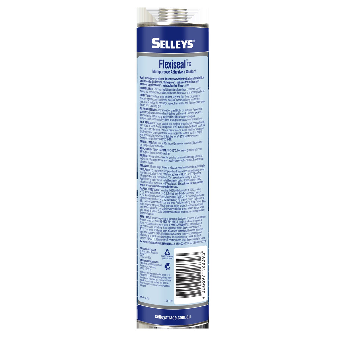 Selleys Flexiseal Fc White 310ml 101605