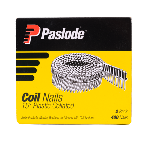Paslode Pas Coil 52 X 2.5 Ring Hdg Dome - 2 Pack