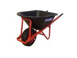 EasyMix Poly Tray Barrow Wide Wheel Steel Handles