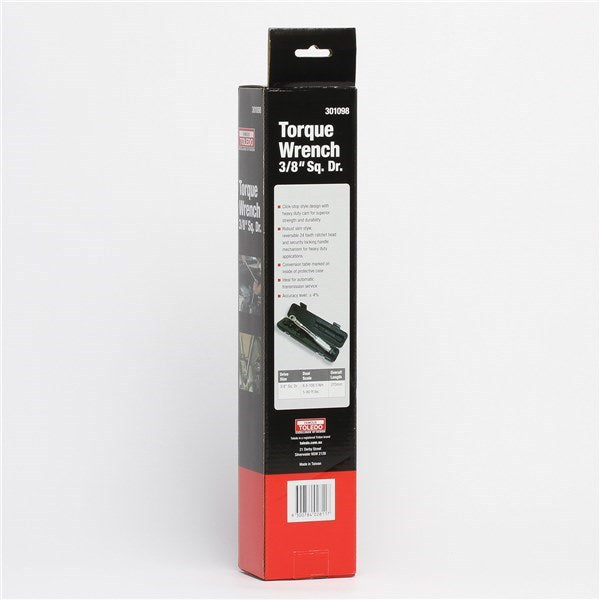 TOLEDO Torque Wrench 3/8in Dr 301098