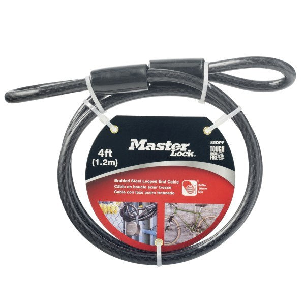 Master Lock Cable Lock Braid Steel 1.2MX10MM 85DPFAU