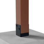 Vuetrade Blackout - Post Support - Bolt Down - 100mm VBPS100BK