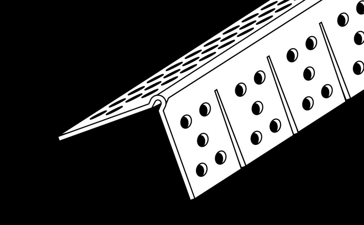 Wallboard 90° Archway Corner Bead Trim-Tex ( 50 pc ) - 1 Carton