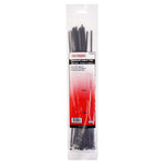 VoltFlow Premium Cable Ties 200mm x 3.6mm Black 25 Pack Nylon 66 UV CV200B25