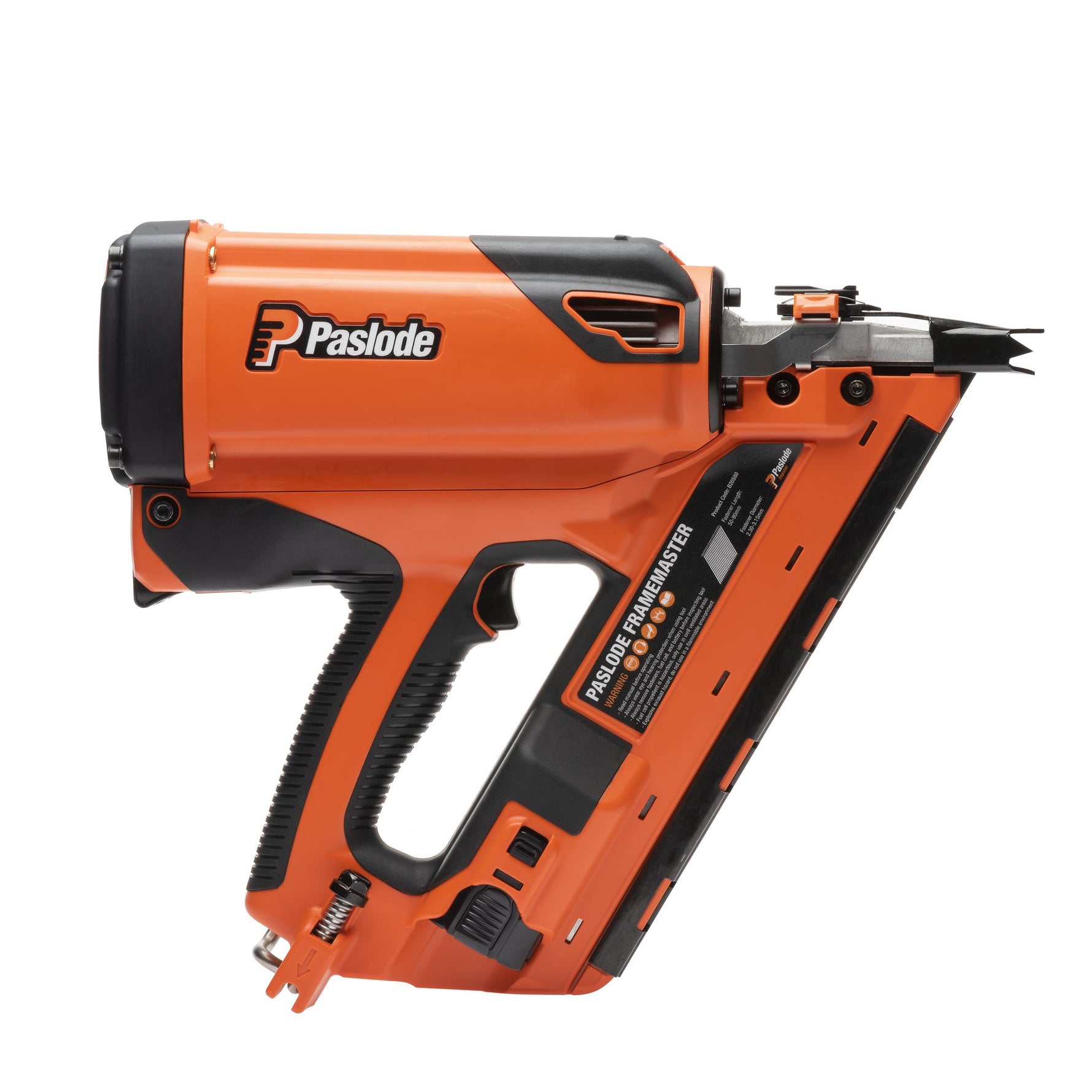 Paslode 2 x 2.2ah 50-90mm Framemaster Powervent Gas Framing Nailer Kit B20580