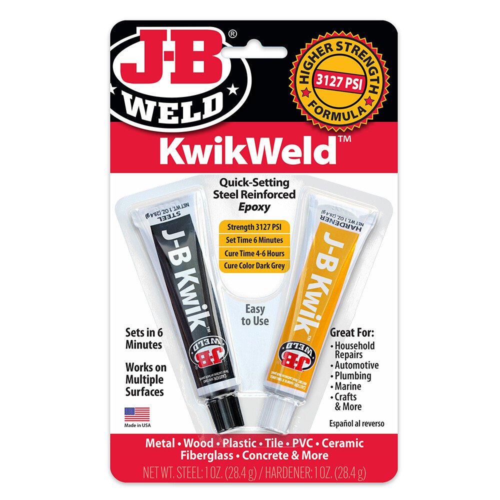 JB Weld Kwikweld Quick Setting Steel Reinforced Epoxy