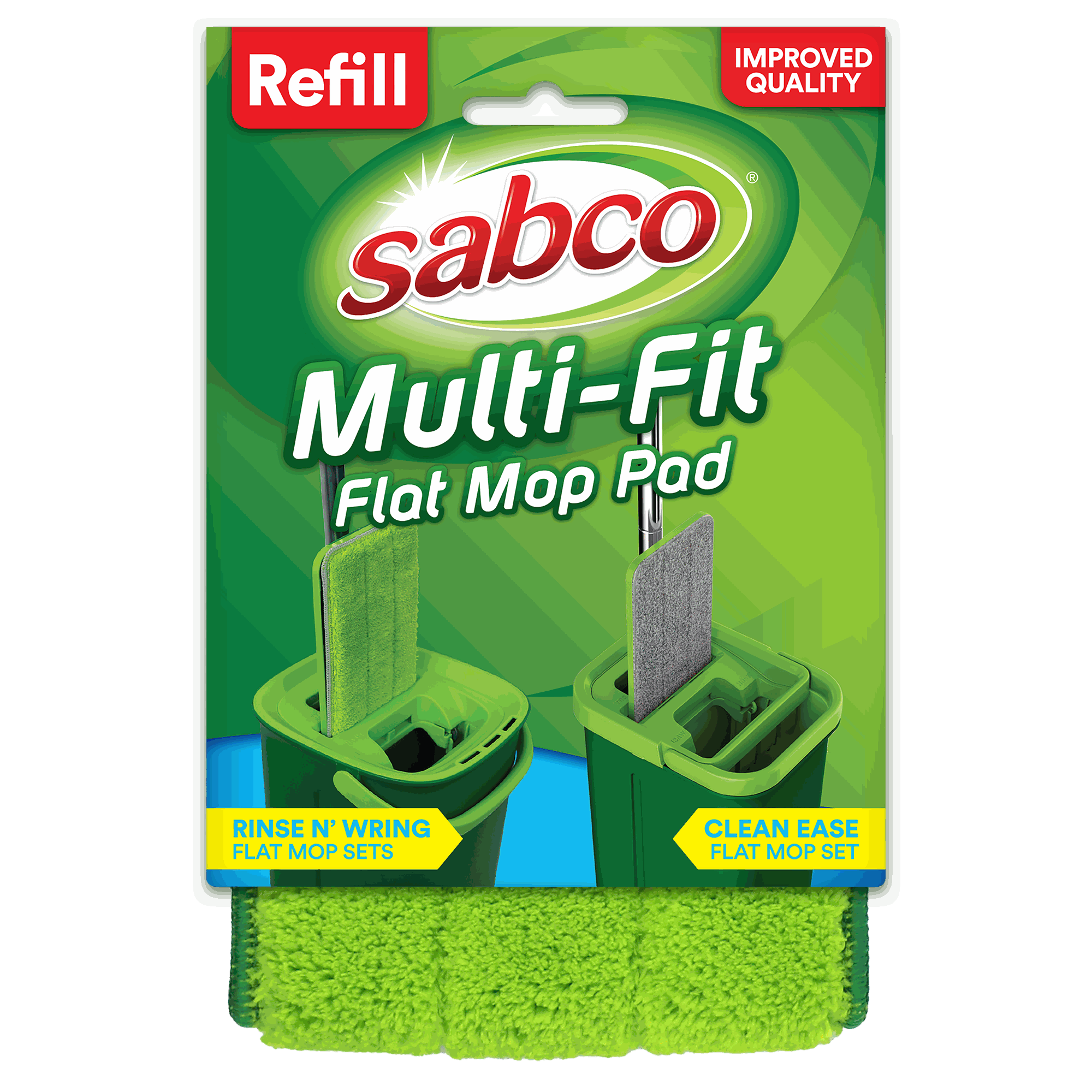 Sabco Multi-Fit Flat Mop Pad