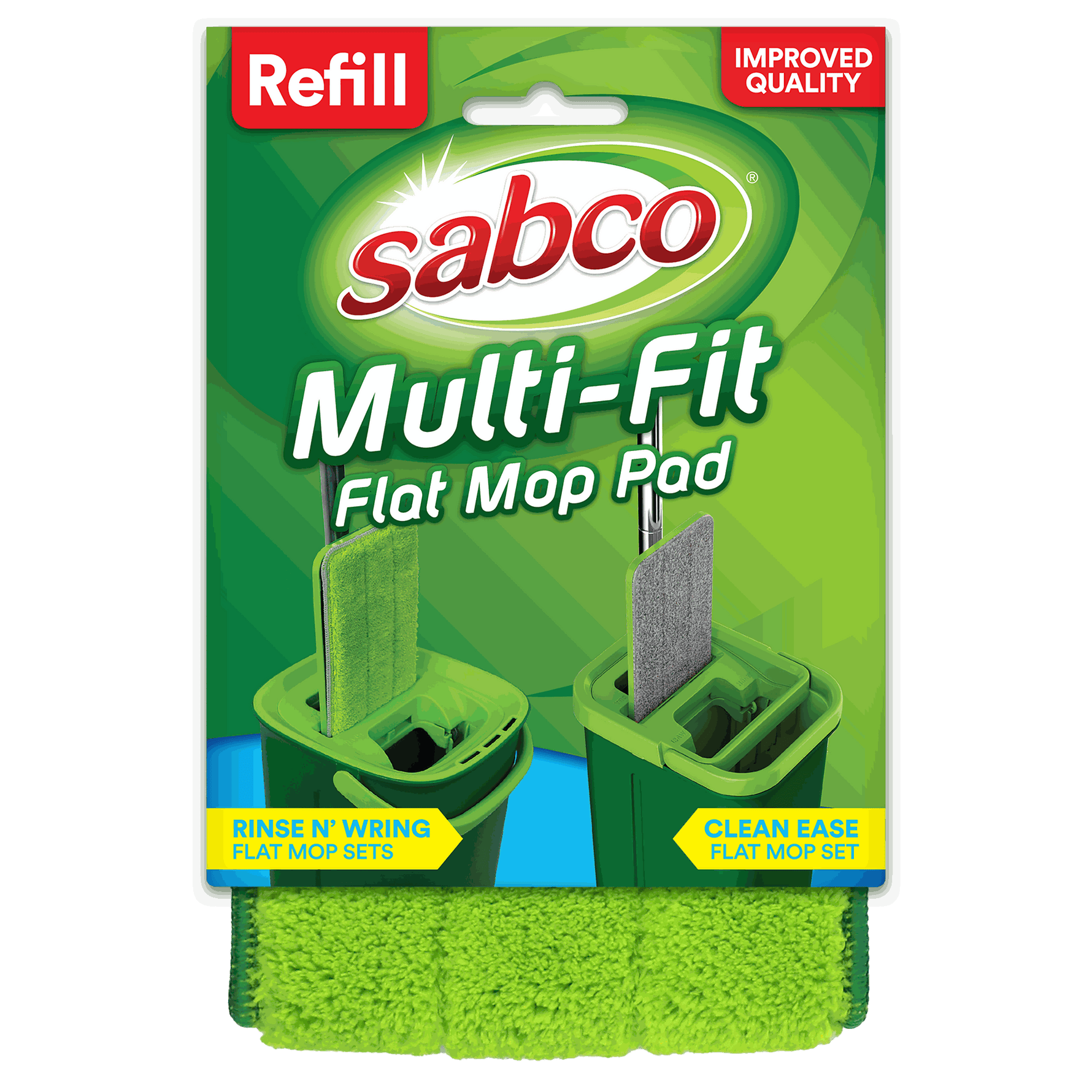 Sabco Multi-Fit Flat Mop Pad