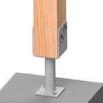Vuetrade Post Support - 200mm X 100mm Full Stirrup VPS200100