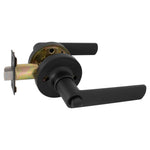 Gainsborough Matte Black Tradepro Round Rose Bela Privacy Lever Set