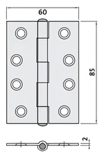 Trio Australia Butt 85x60x2.0 Lp Ss R1-T8520L