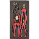 KNIPEX Mixed Plier Foam Tray Set 4pc 002001V08