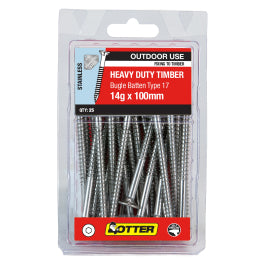 Otter 100 Pack 14G X 65mm Batten Bugle Screw T17 Galv BBEG14653