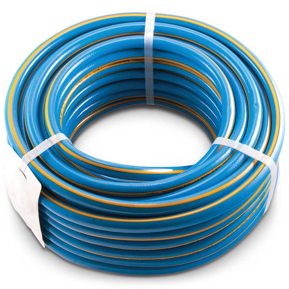 Airco Air Hose. 10mm X 30mtr Roll ftted with Nitto type connectors WHITEHOSE30
