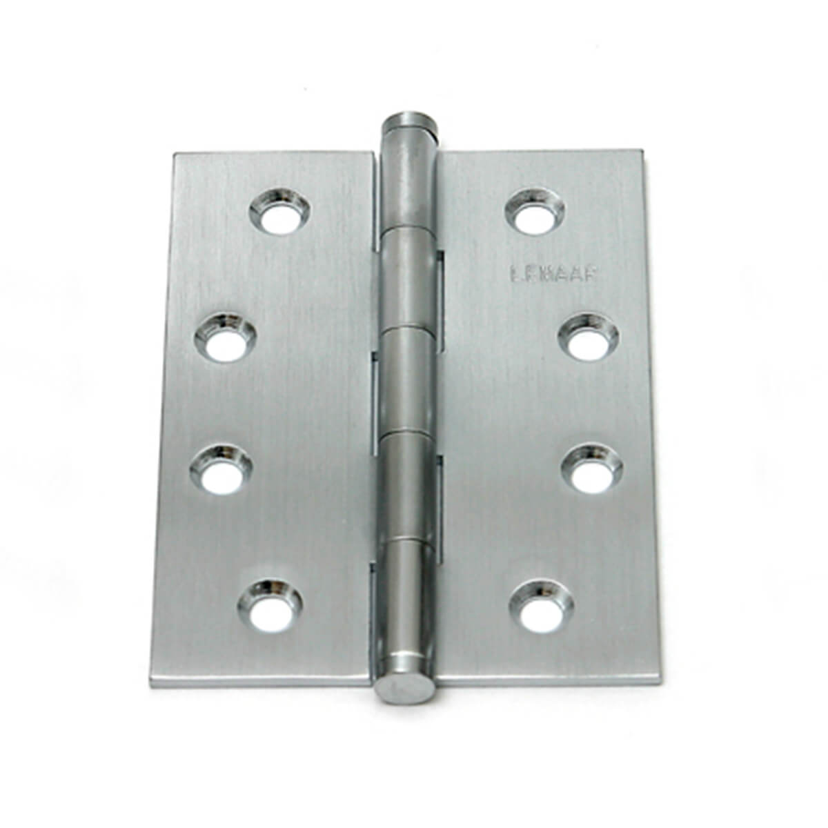Lemaar Black 100 X 75 X 2.5mm Fixed Pin Flat Tip Hinge