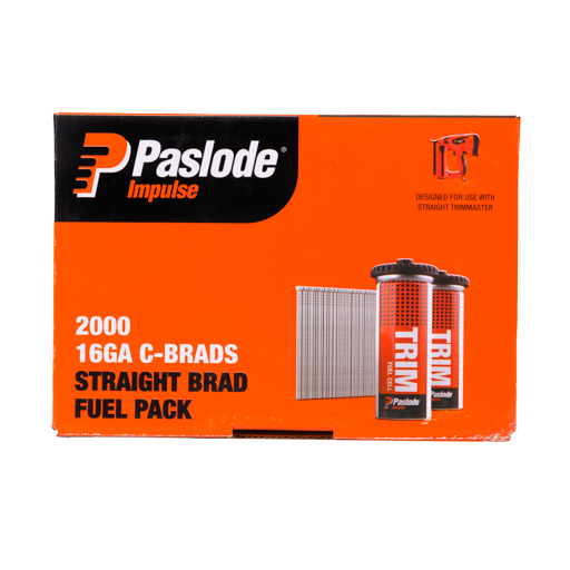 Paslode 25mm C Series Straight Brads 2000 Pack B20650