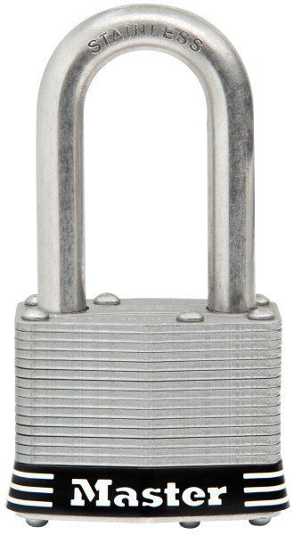 Master Lock S/STEEL Laminated 44MM Body Shackle 38MM 1SSDLFAU