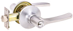 Lockwood Symmetry Satin Chrome Entrance Set Vicinity DP 7530SCDP