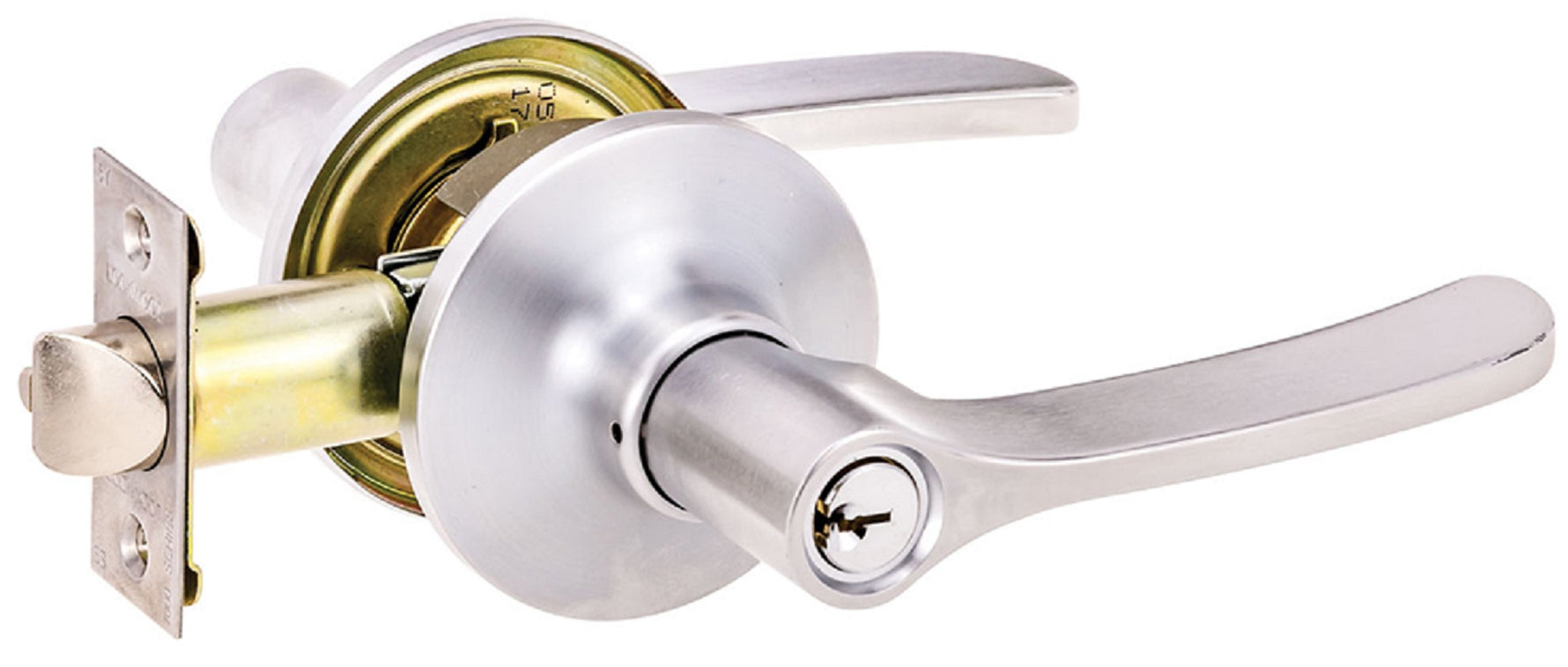 Lockwood Symmetry Satin Chrome Entrance Set Vicinity DP 7530SCDP