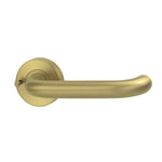 Lockwood Lever V2 Satin Brass PVD Privacy Set With Latch VIV2/V2SBPVD