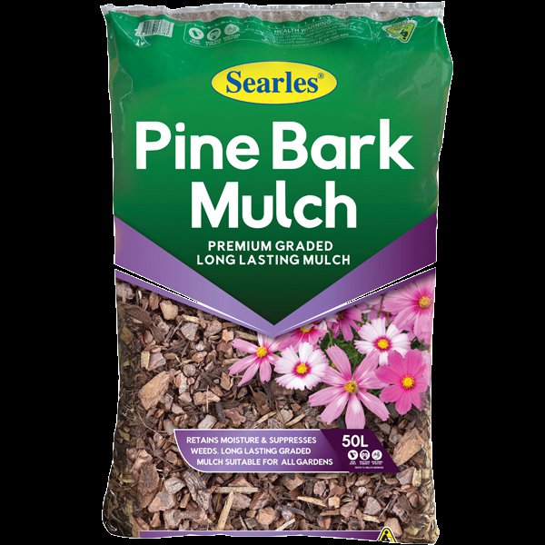 Searles Pine Bark Mulch 50 Litre 50PB