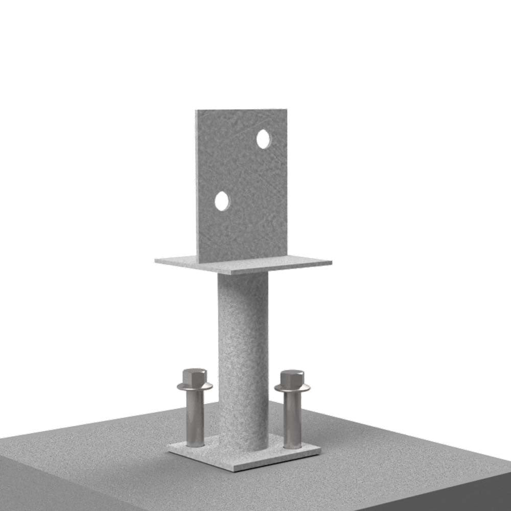 Vuetrade Post Support - Centre Blade 125mm VBLPS125